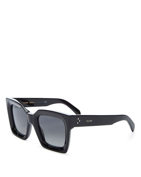 celine 51mm polarized square sunglasses|celine original sunglasses.